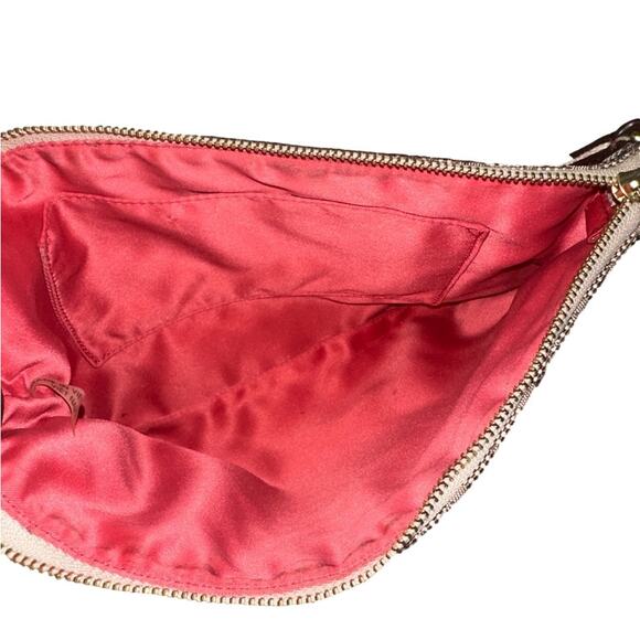 COACH Poppy Signature C Mini Oxford East/West Swingpack Canvas Crossbody - Picture 6 of 11